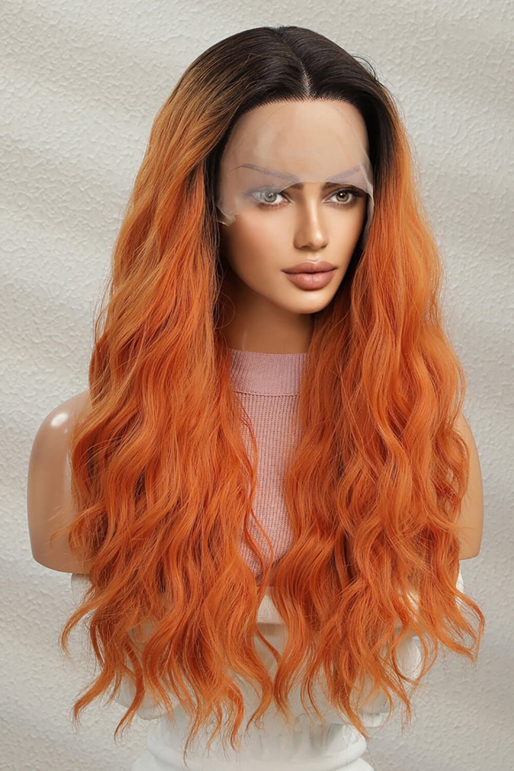 13*2" Lace Front Wigs Synthetic Long Wave 24" 150% Density - Oneira Fashions