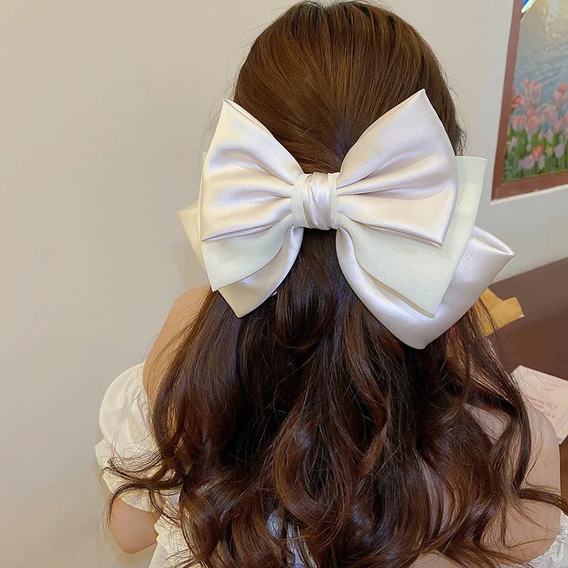 Bow Cloth Hair Clip - Oneira Fashions