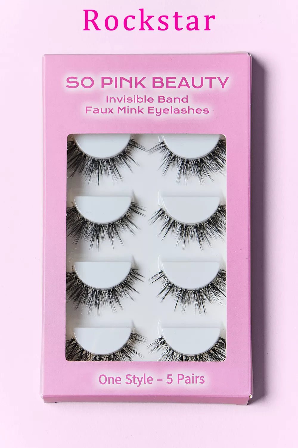 SO PINK BEAUTY Faux Mink Eyelashes 5 Pairs - Oneira Fashions