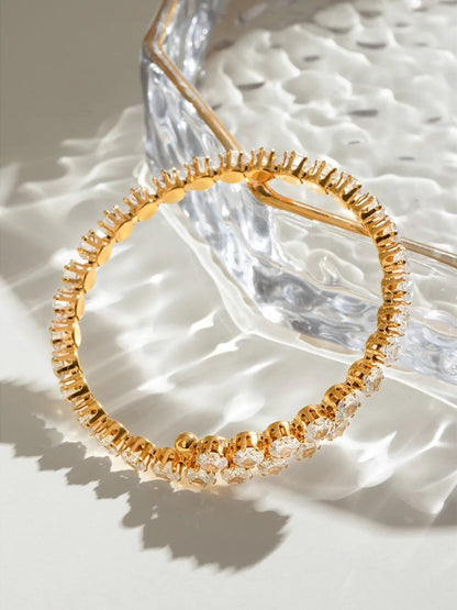 Stainless Steel Inlaid Zircon Bracelet - Oneira Fashions