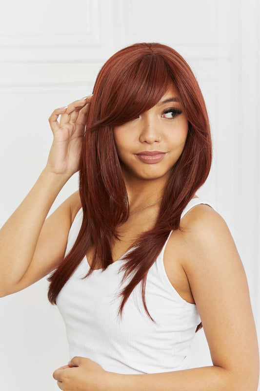 Mid - Length Wave Synthetic Wigs 20'' - Oneira Fashions