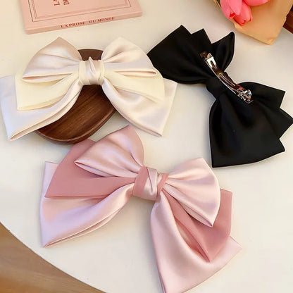Bow Cloth Hair Clip - Oneira Fashions