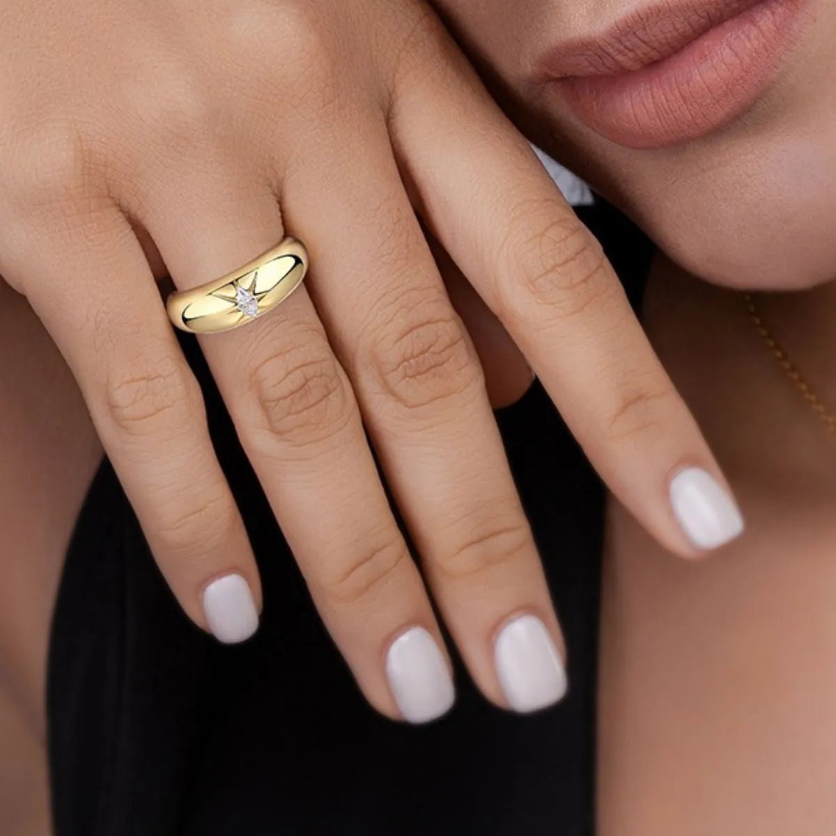 925 Sterling Silver Moissanite Ring - Oneira Fashions