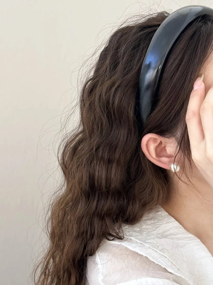 PU Leather Wide Headband - Oneira Fashions