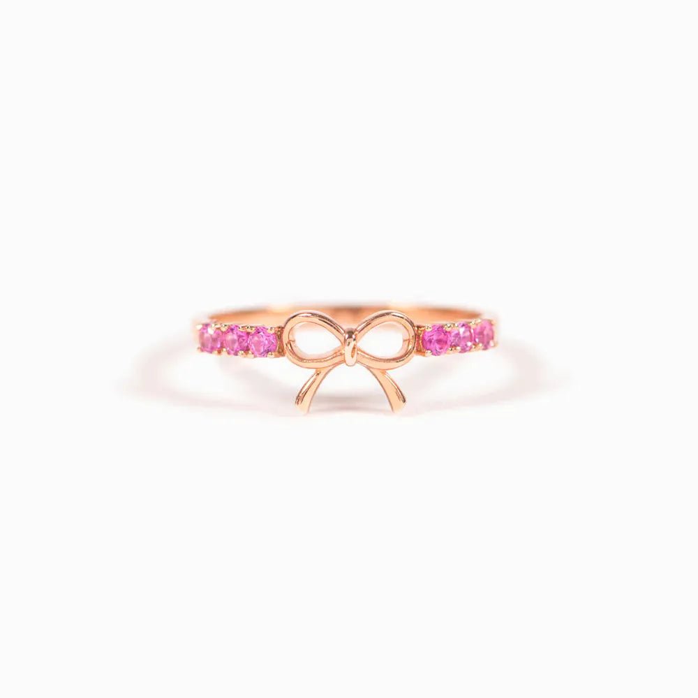 925 Sterling Silver Bow Ring - Oneira Fashions