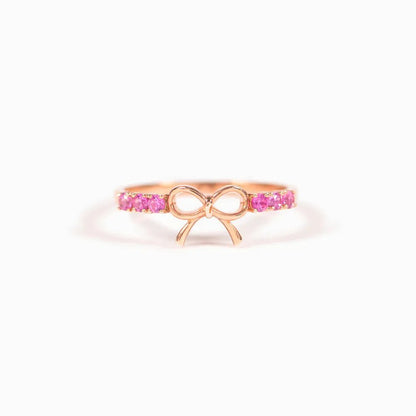 925 Sterling Silver Bow Ring - Oneira Fashions