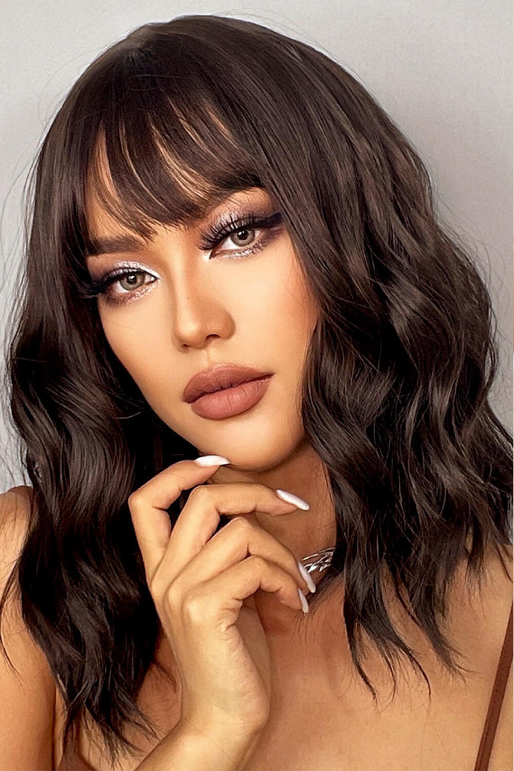 Natural Looking Synthetic Full Machine Bobo Wigs 12'' - Oneira Fashions