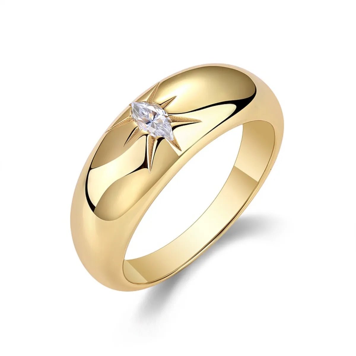 925 Sterling Silver Moissanite Ring - Oneira Fashions