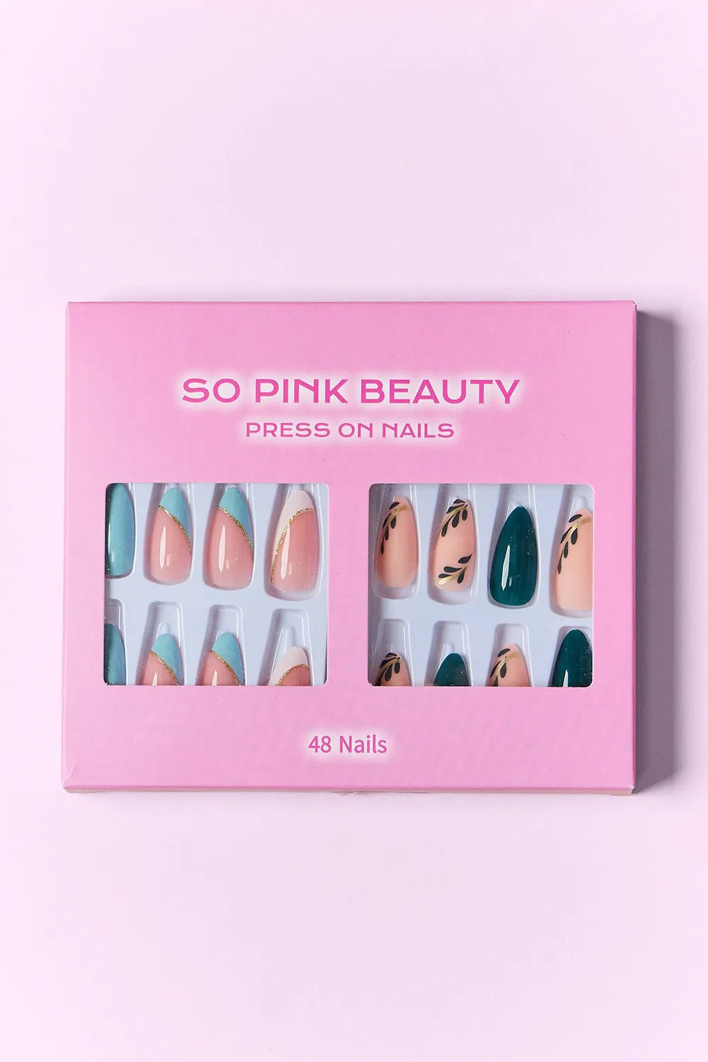 SO PINK BEAUTY Press On Nails 2 Packs - Oneira Fashions