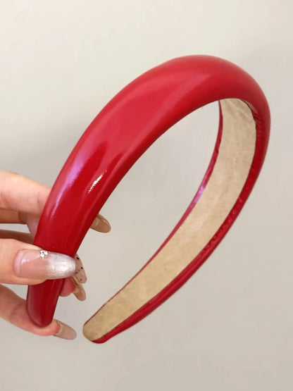 PU Leather Wide Headband - Oneira Fashions